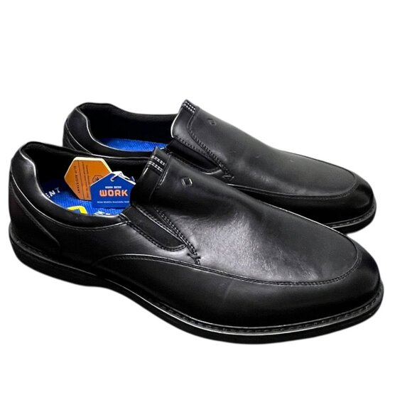 Nunn Bush‎ Wade Work Moc Toe Slip on Shoes Mens 11.5 M  Work Slip Resistant - Picture 1 of 14